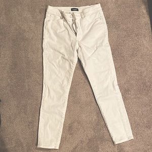 Denim white pants EXPRESS
